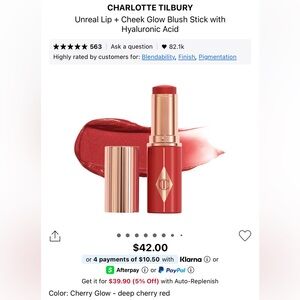 Charlotte Tilbury Cherry Glow Lip & Cheek Stick